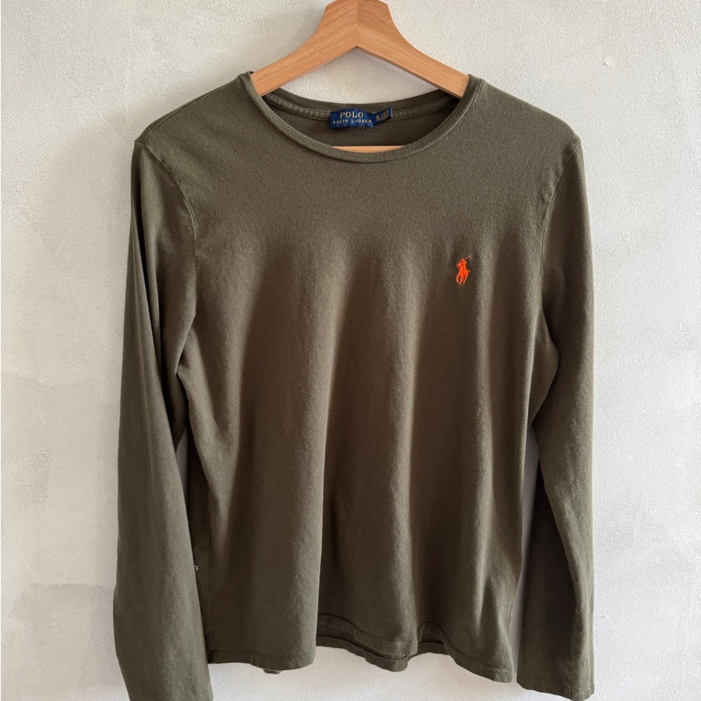 Ralph Lauren - Long Sleeve Tee in Olive Green